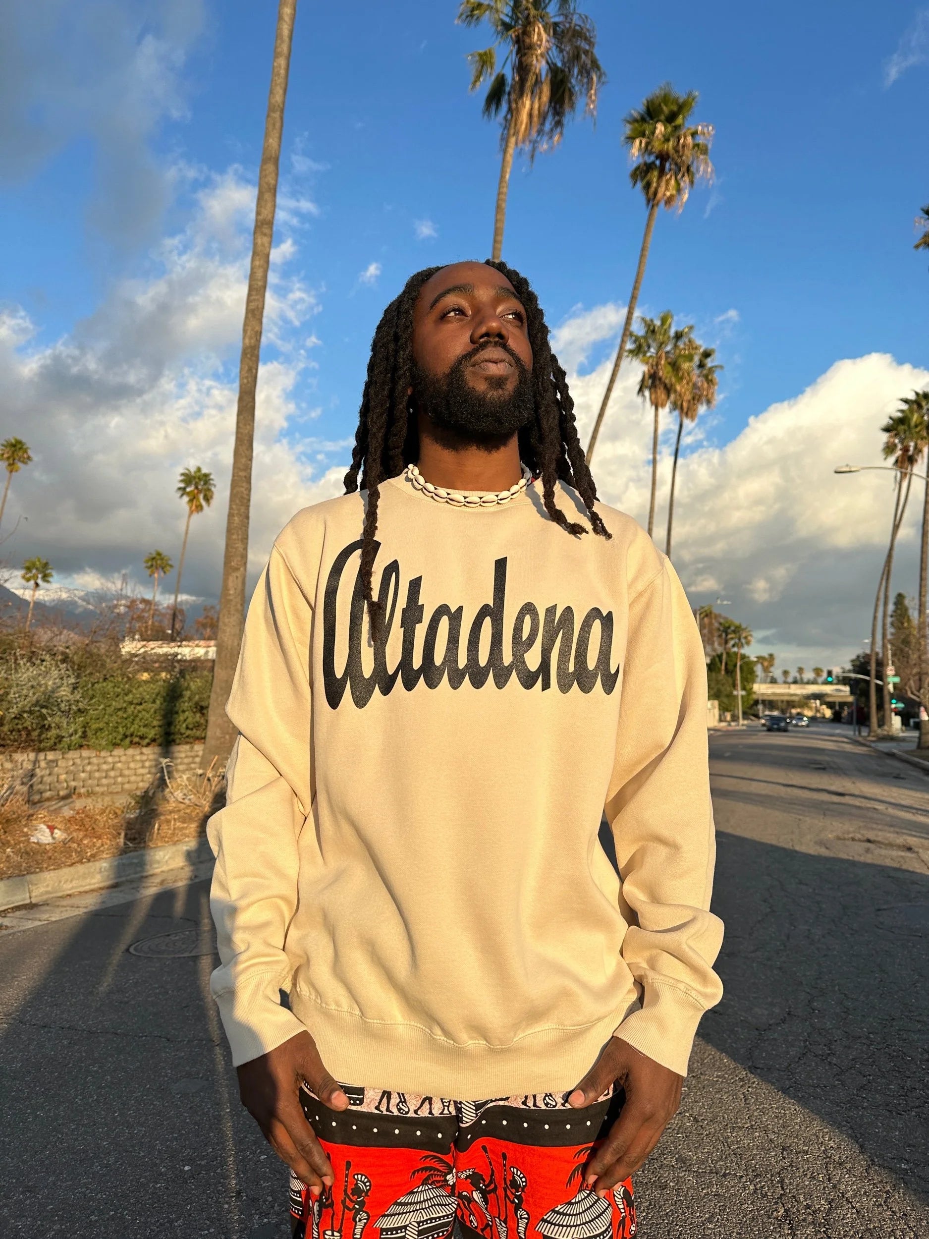 ALTADENA CREWNECK SAND