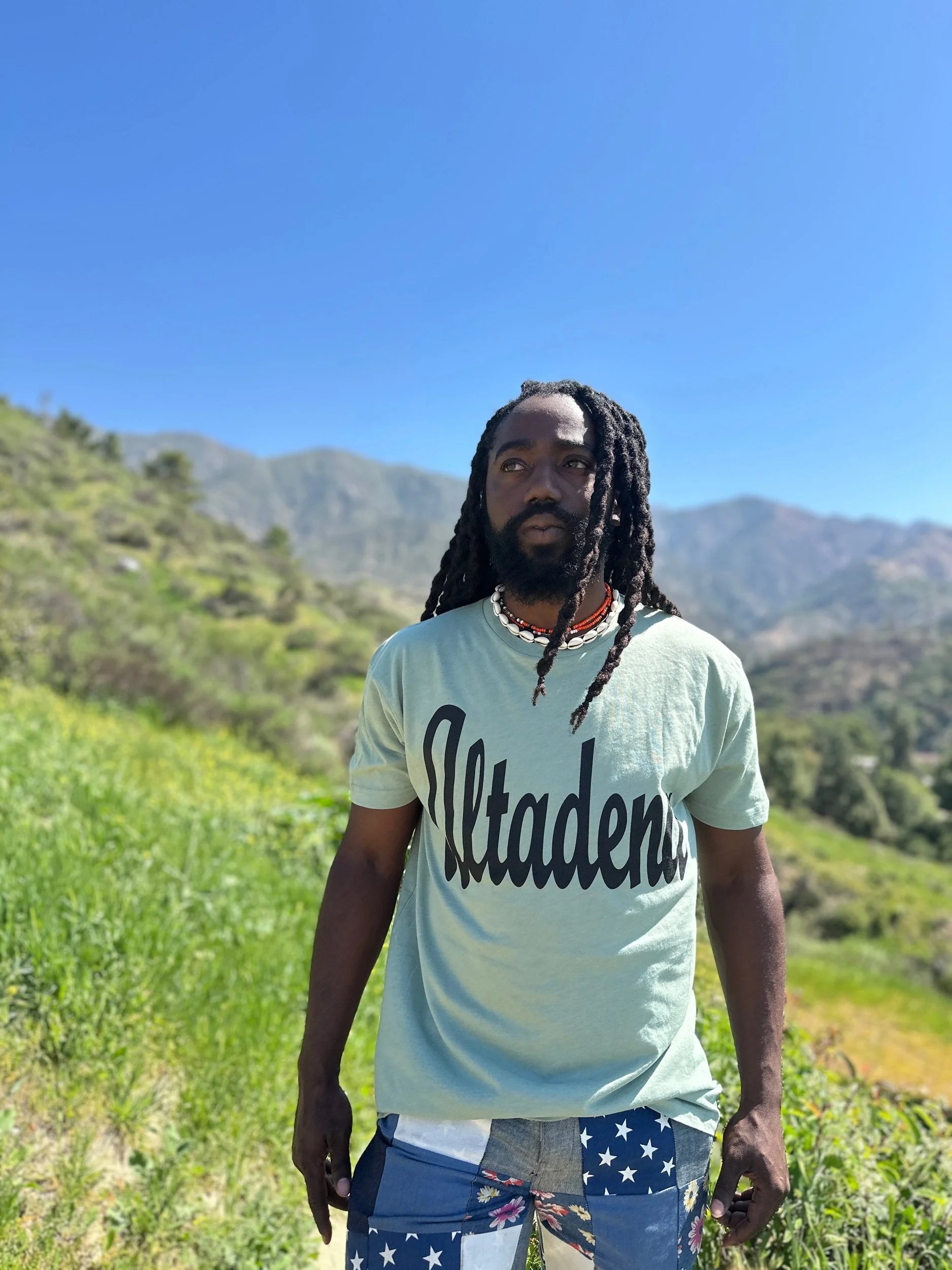 ALTADENA SAGE GREEN TEE
