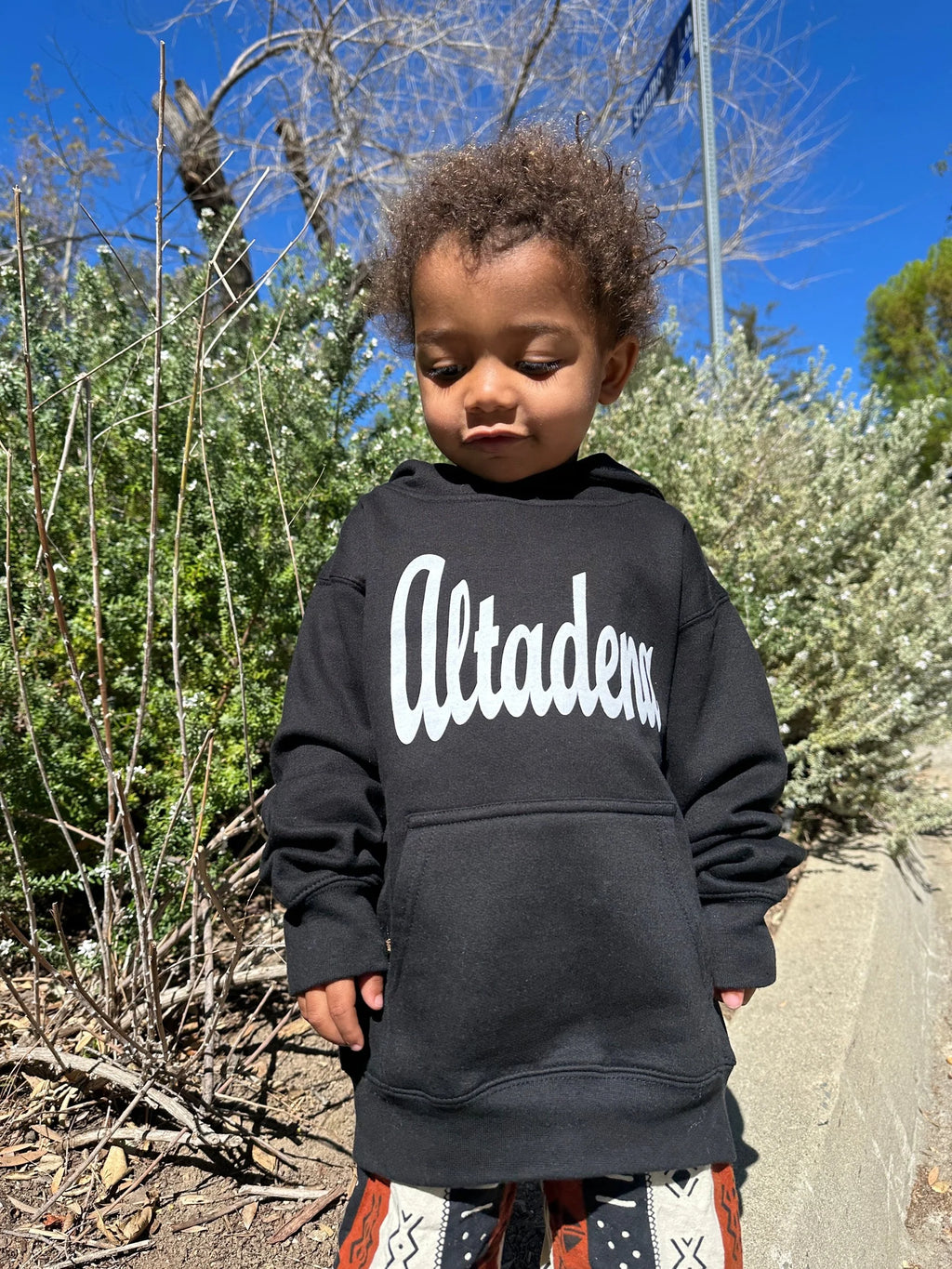 ALTADENA KIDS BLACK HOODIE