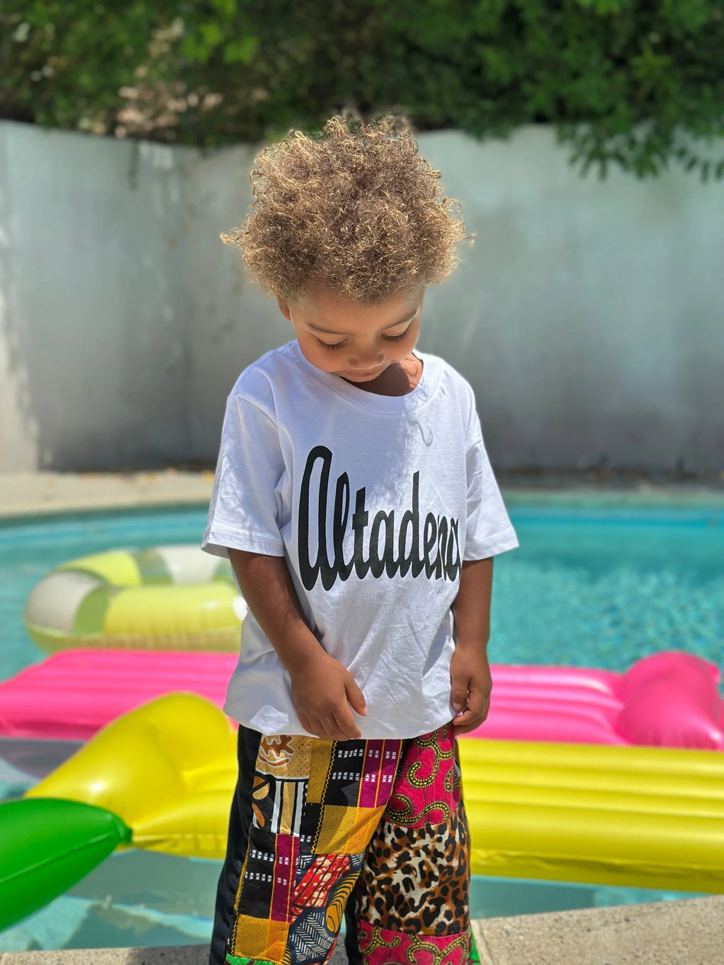 ALTADENA KIDS WHITE TEE
