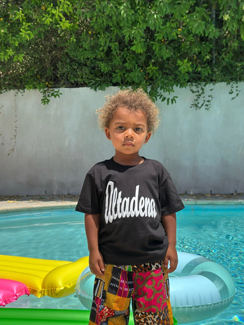 ALTADENA KIDS BLACK TEE
