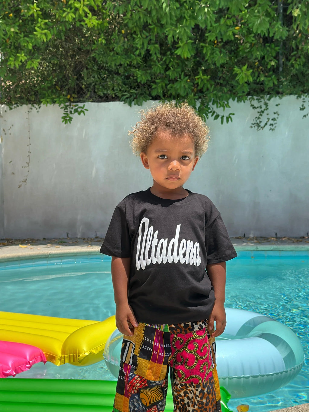 ALTADENA KIDS BLACK TEE