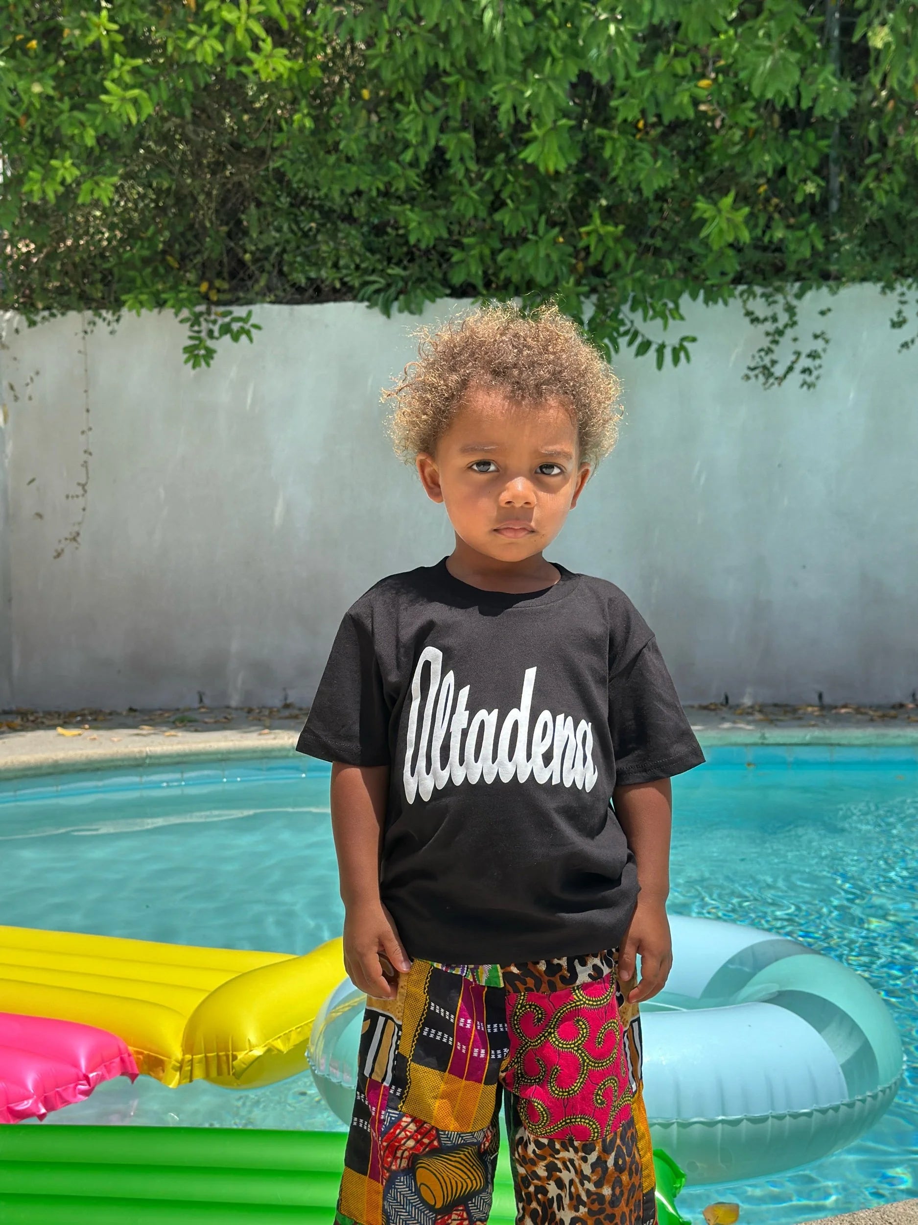 ALTADENA KIDS BLACK TEE