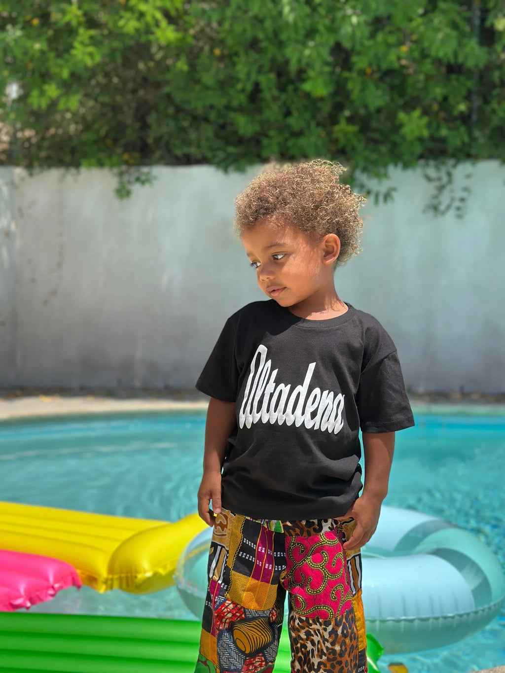 ALTADENA KIDS BLACK TEE