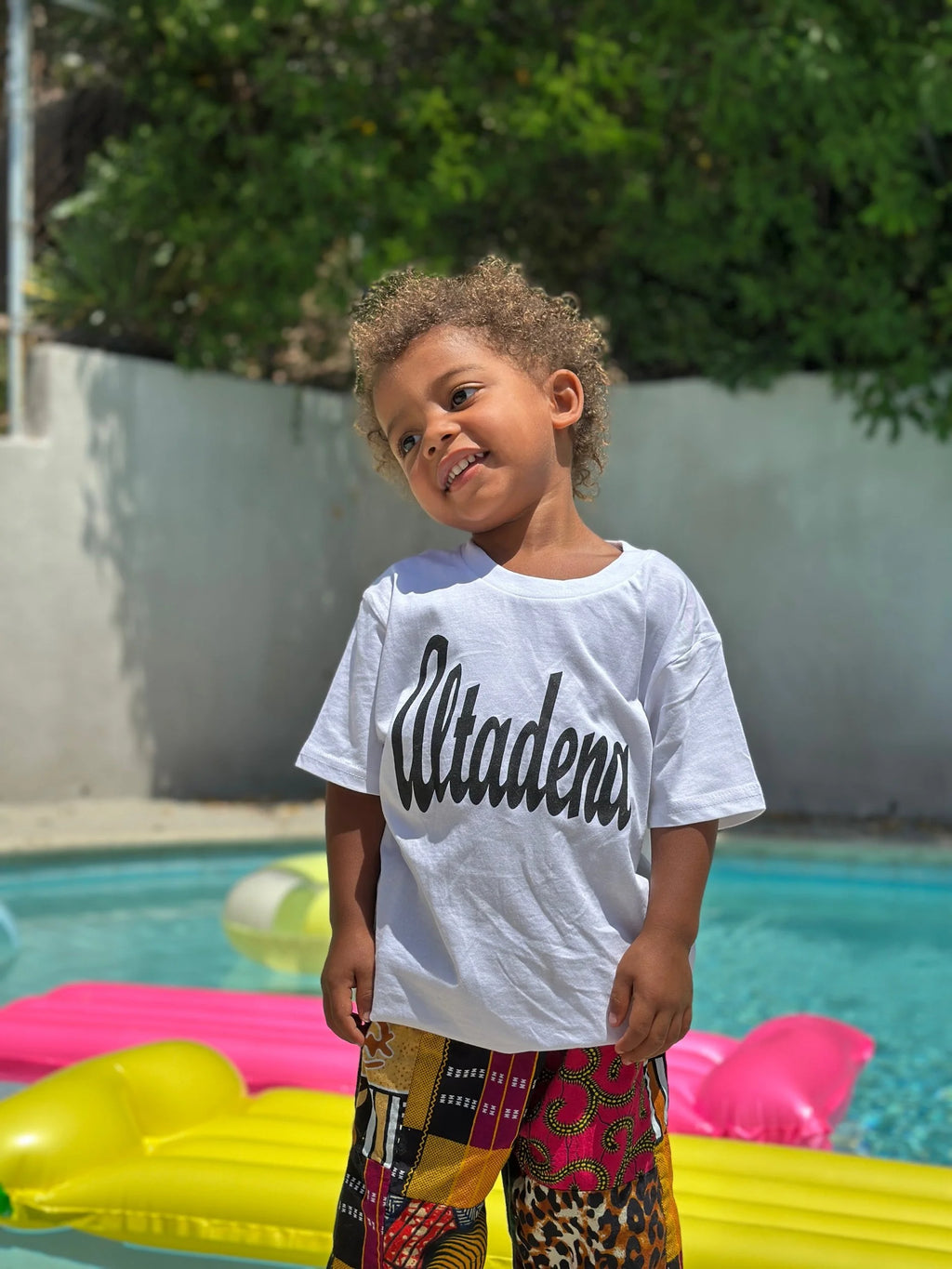 ALTADENA KIDS WHITE TEE