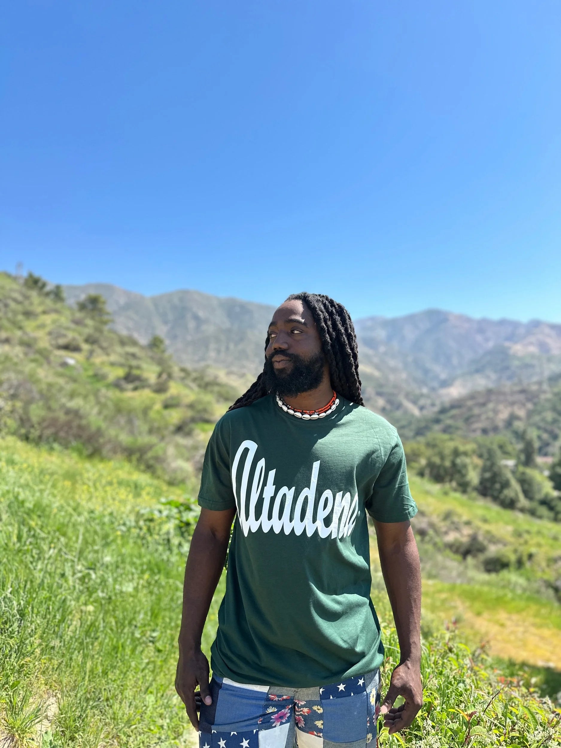 ALTADENA FOREST GREEN TEE