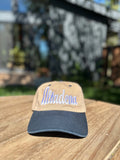 ALTADENA TWO TONED DAD CAP NAVY/BEIGE