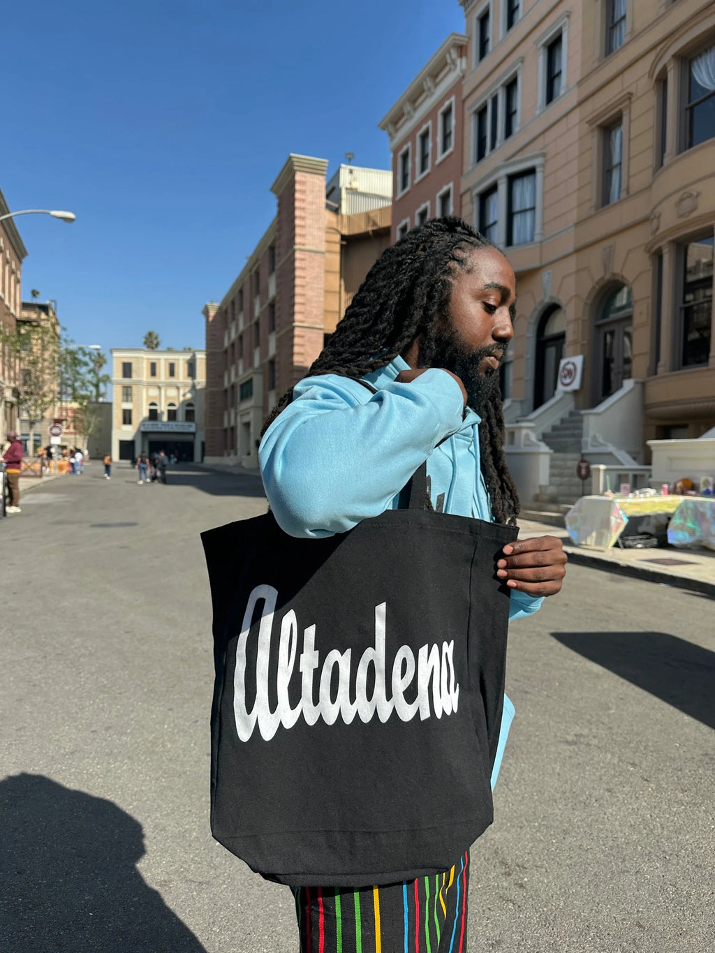 ALTADENA BLACK TOTE BAG