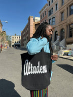 ALTADENA BLACK TOTE BAG