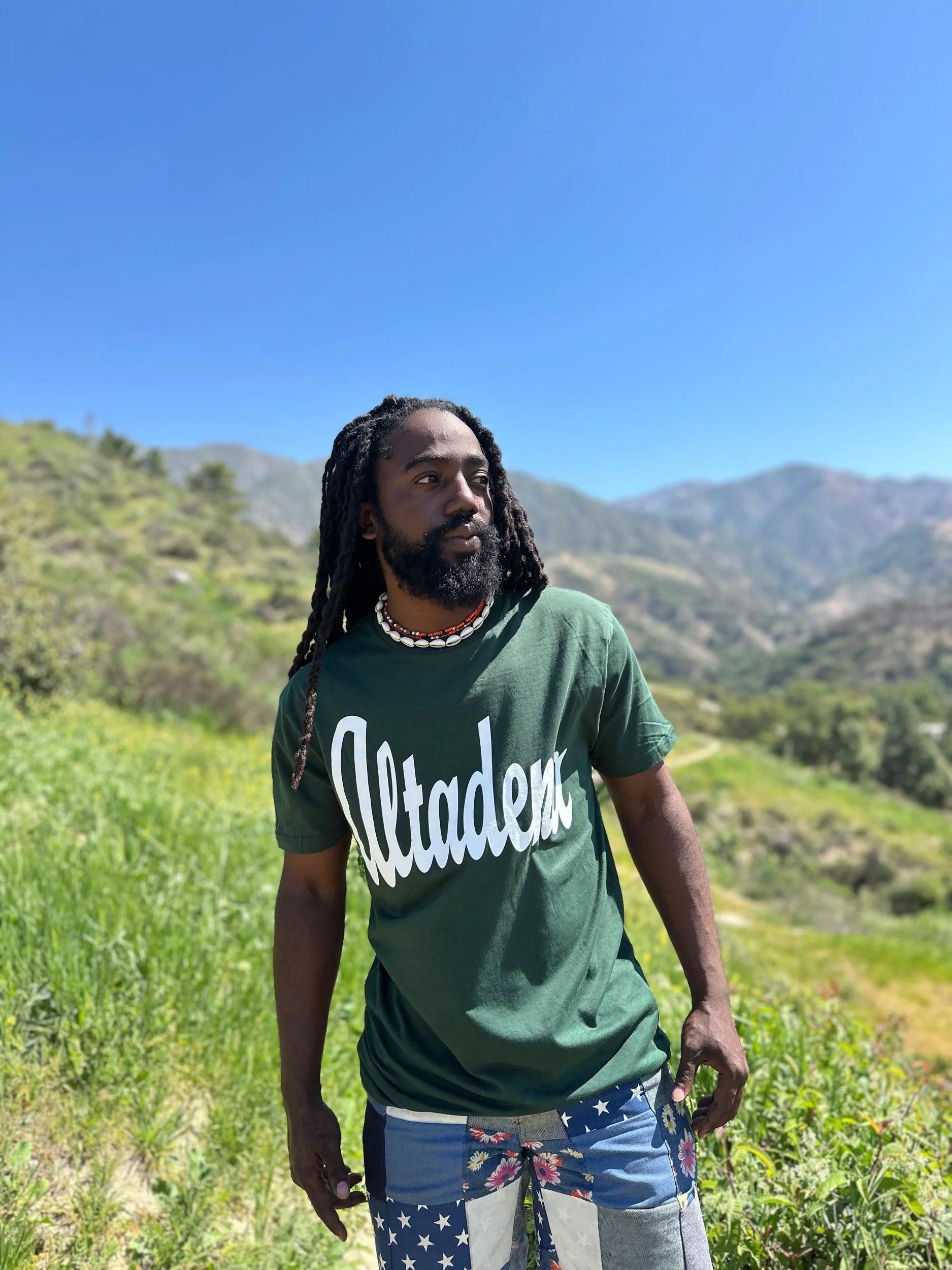 ALTADENA FOREST GREEN TEE
