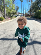 ALTADENA KIDS DARK GREEN HOODIE