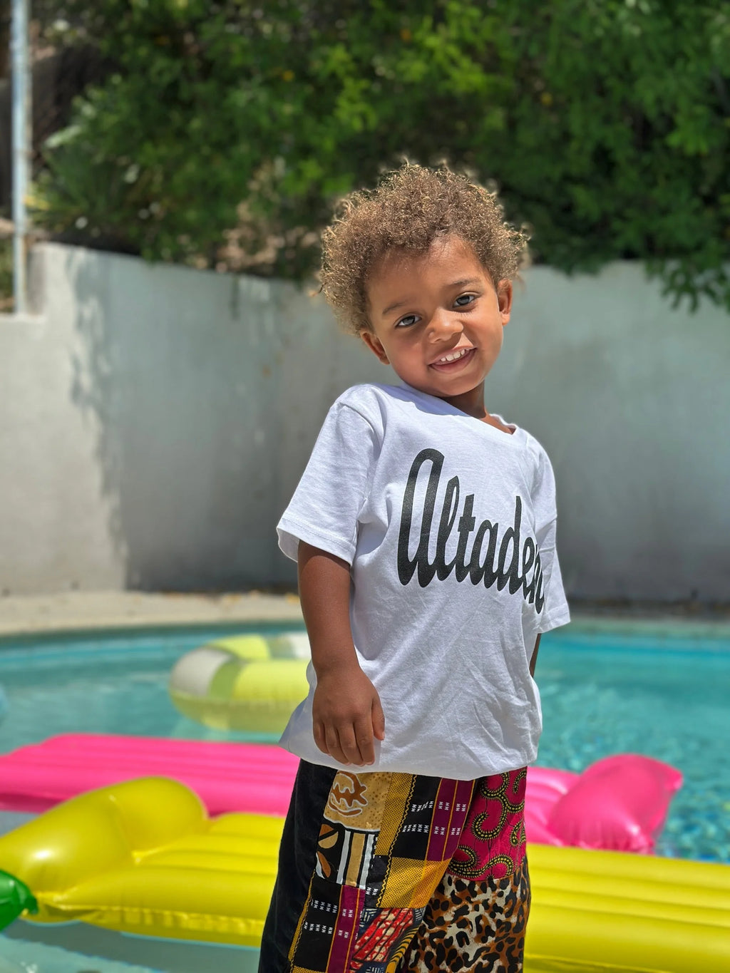 ALTADENA KIDS WHITE TEE