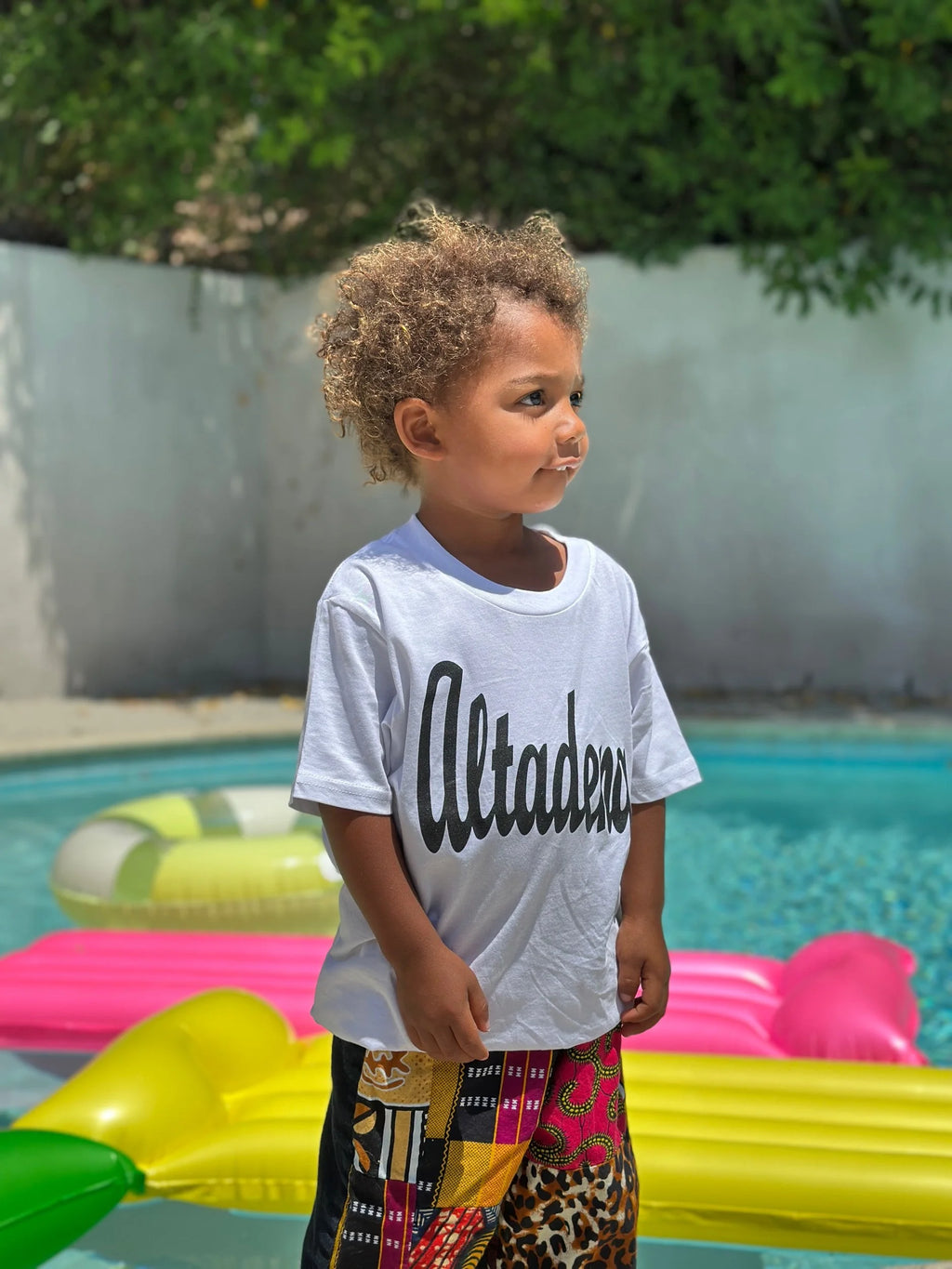 ALTADENA KIDS WHITE TEE