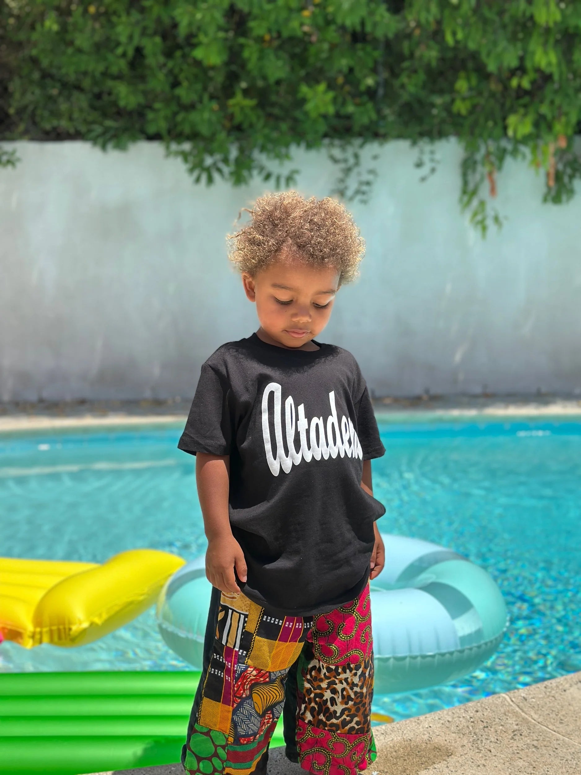 ALTADENA KIDS BLACK TEE
