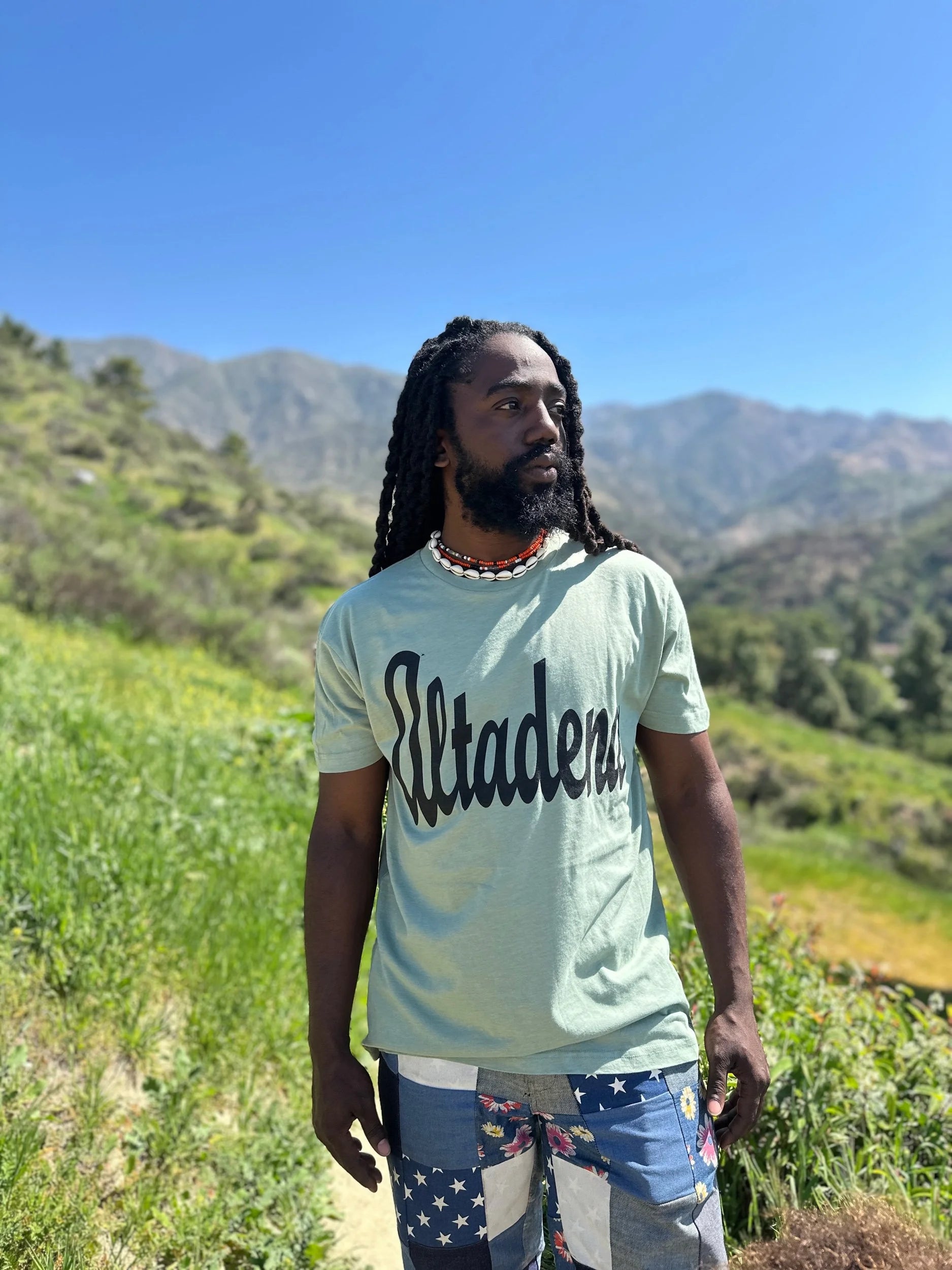 ALTADENA SAGE GREEN TEE