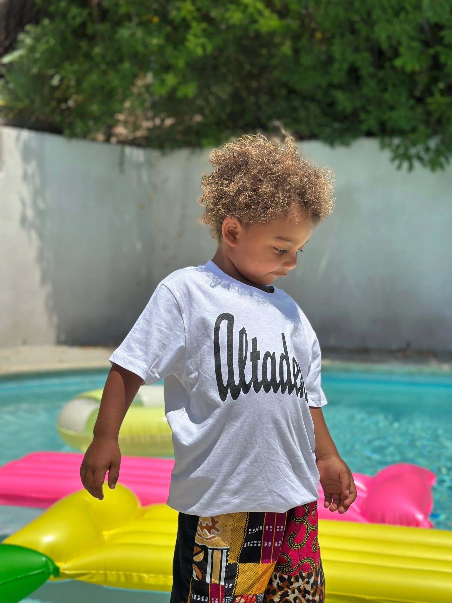 ALTADENA KIDS WHITE TEE