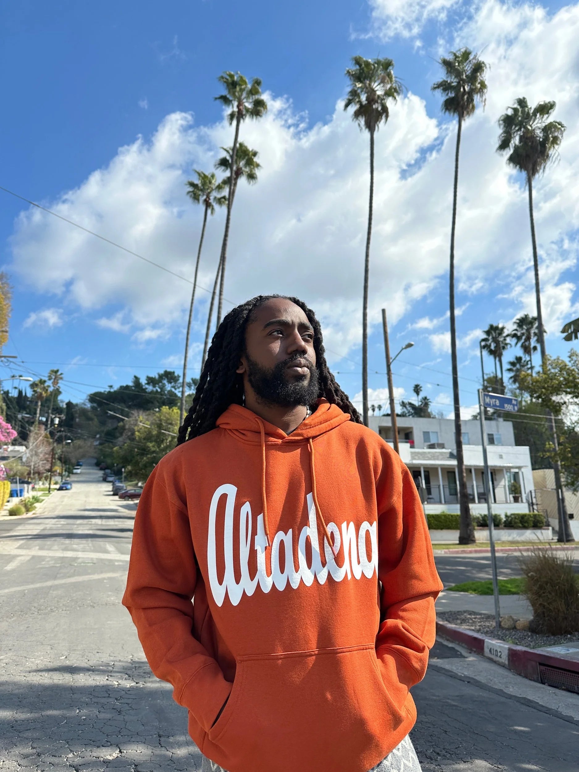 ALTADENA HOODIE BURNT ORANGE