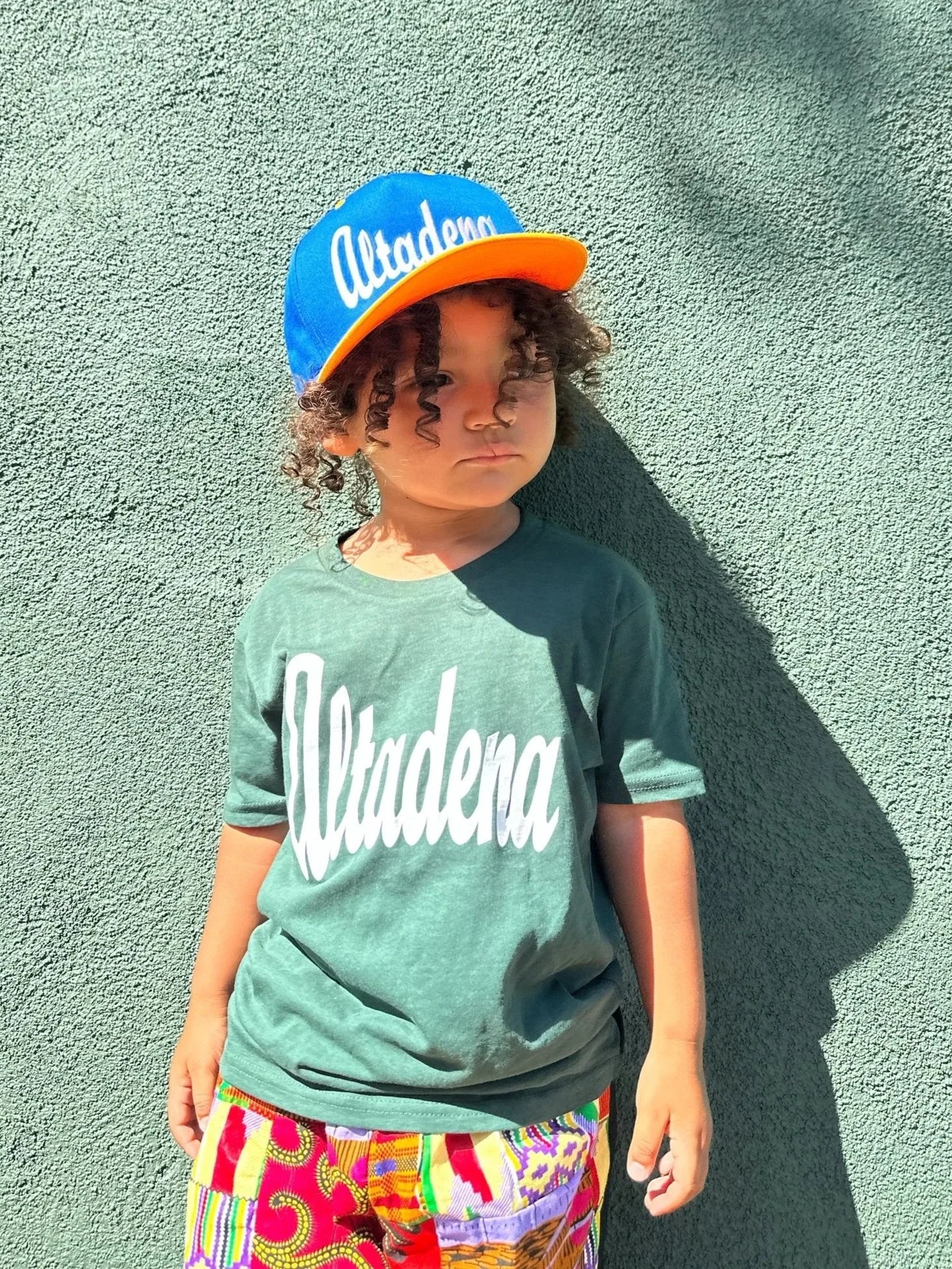 ALTADENA KIDS FOREST GREEN TEE
